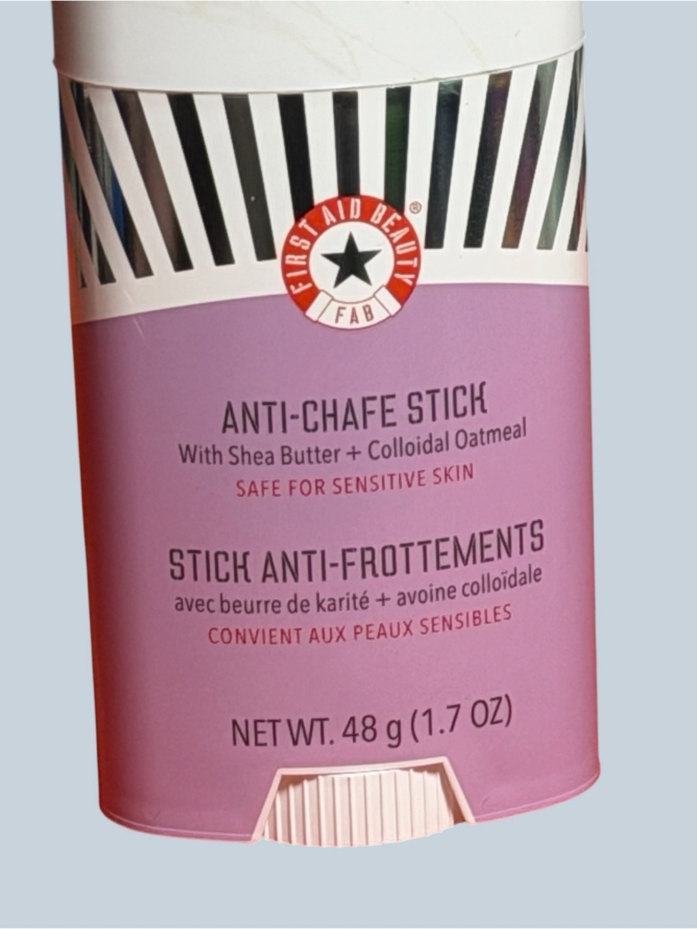 First Aid Beauty Anti-Chafe Stick - Pink and White Packaging 1.7 Oz. - Picture 3 of 6